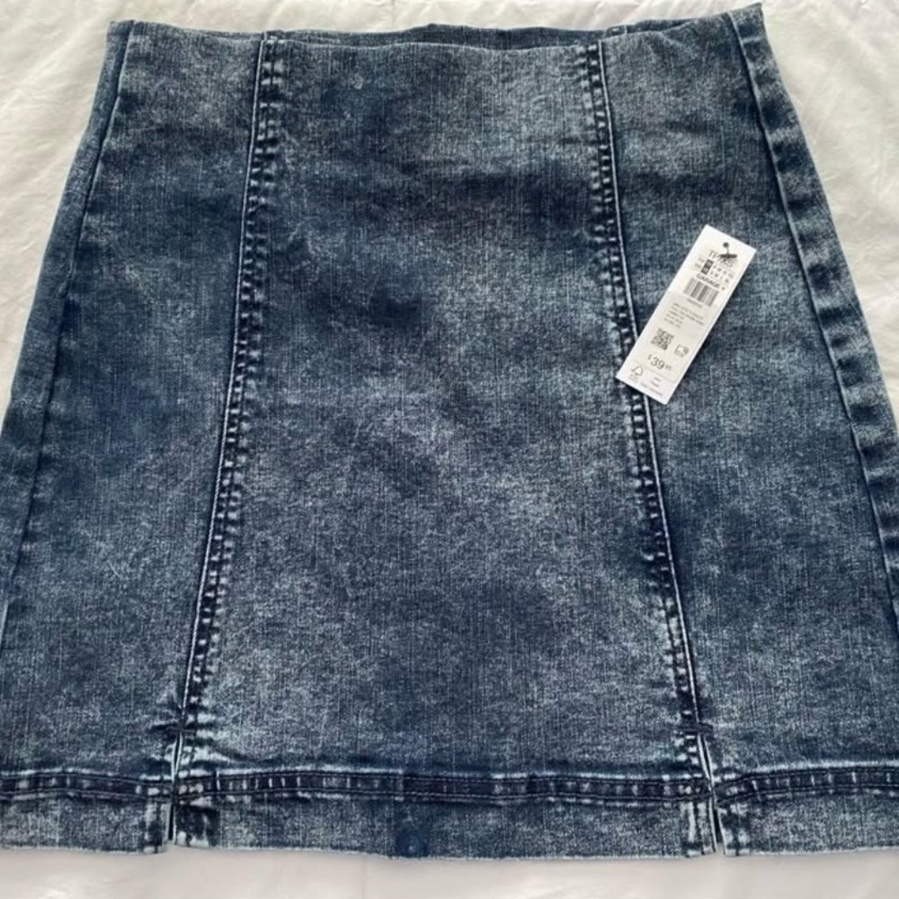 Garage Jean Skirt